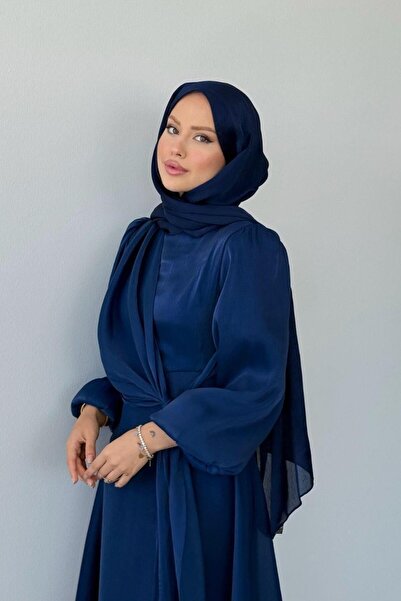 Şulemoda Giyim Rochie de seară cu legături Pırıl, albastru închis