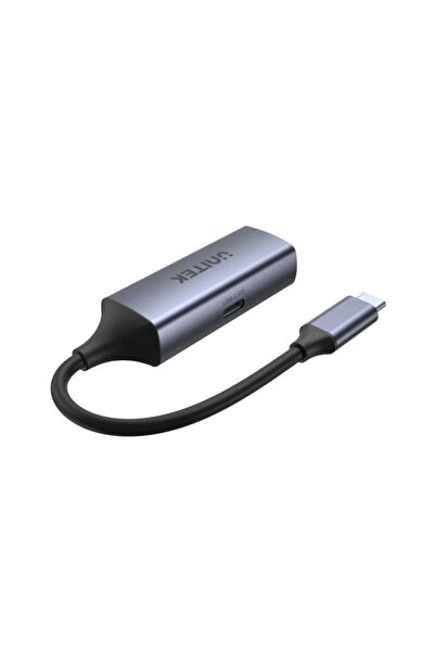 Unitek USB-C to Ethernet Adapter 100W PD, 5Gbps – Space Grey | U1323A