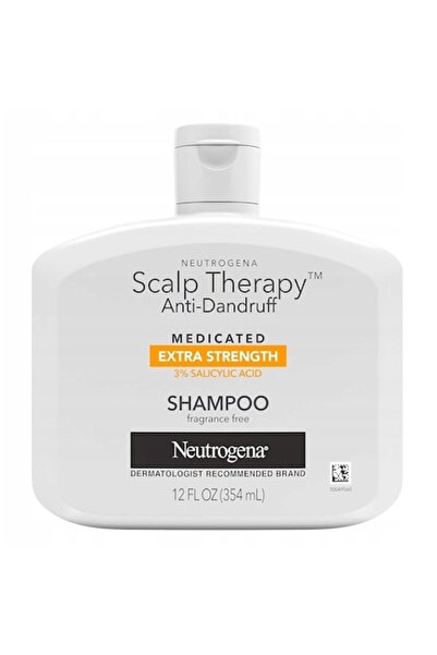Neutrogena Medicated Extra Strength Shampoo with 3% Salicylic Acid, Fragrance-Free, 354ml