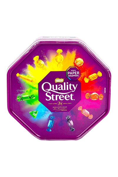 Nestle Quality Street Tub 550 g Assorted Chocolate and Toffee Sweets for Sharing and Gifting Delight