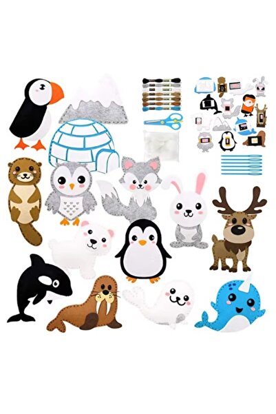 Choice4 مجموعة خياطة حيوانات القطب الشمالي لعيد الميلاد، مجموعة خياطة حيوانات...