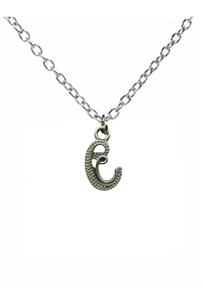 Herşey Nota Vav Figured Necklace – Unisex Design with 60 cm Chain, Zinc Plated