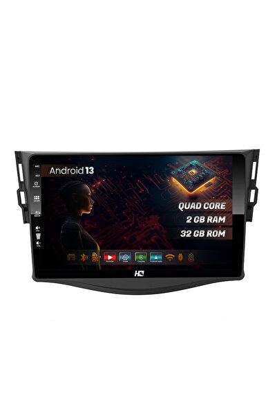 HUB64 Navigatie Toyota RAV4 (2006-2013), 2GB RAM, Android 13, GPS, Wi-FI, Car...