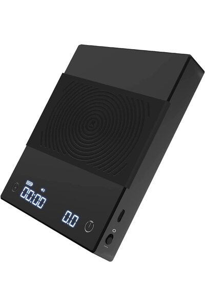 Timemore ميزان قهوة إلكتروني أساسي 2.0 مع مؤقت، 2000 جرام ومعدل تدفق الماء