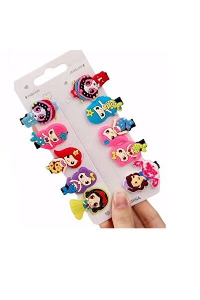 General Store Set 10 Hair Accessories for Girls, Clip Type, Cheerful Designs, SA&SO General Store®