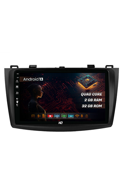 HUB64 Navigatie Mazda 3 (2009-2013), 2GB RAM, Android 13, GPS, Wi-FI, Carplay...