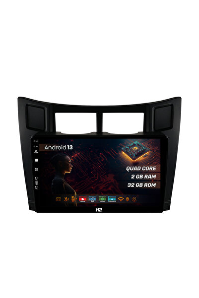 HUB64 Navigatie Toyota Yaris (2005-2012), 2GB RAM, Android 13, GPS, Wi-FI, Ca...