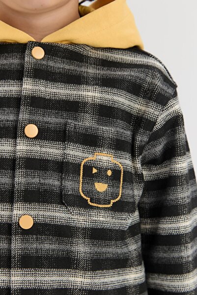 Nebbati Bg Store Boy's Plaid Shirt