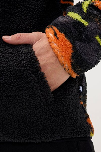 Bad Bear Men's Full-Zip Fleece Sweatshirt Vernon Black