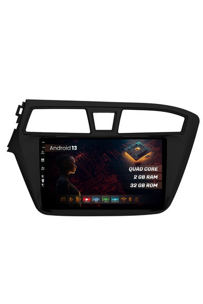 HUB64 Navigatie Hyundai I20 (2014-2018), 2GB RAM, Android 13, GPS, Wi-FI, Car...