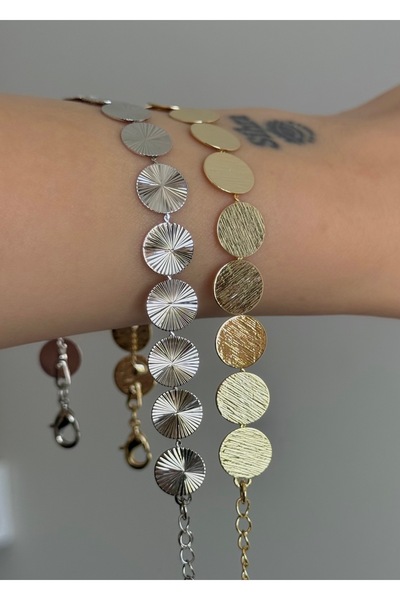 Home Sihra Accessories pullu bileklik gümüş renk