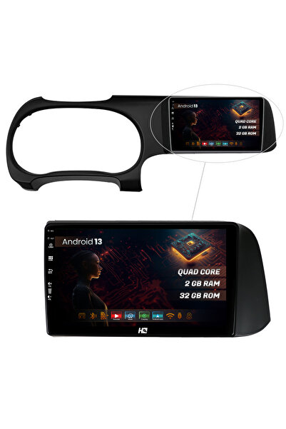 HUB64 Navigatie Hyundai I10 (2020+), 2GB RAM, Android 13, GPS, Wi-FI, Carplay...