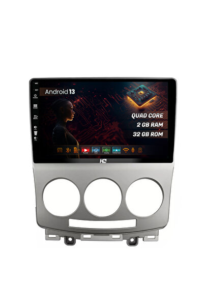 HUB64 Navigatie Mazda 5 (2005-2010), 2GB RAM, Android 13, GPS, Wi-FI, Carplay, Android Auto, USB