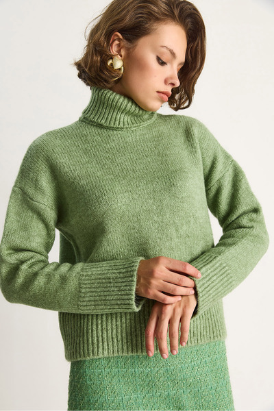 Bianco Lucci Women's Turtleneck Sweater 20251060