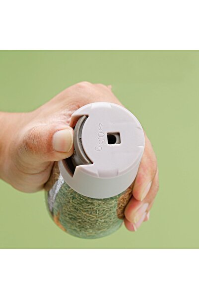 Flippy Spice Dispenser, Flippy, Made of Stilca, 180 ml, Moisture Resistant, 11.3 x 6.4 cm, Beige