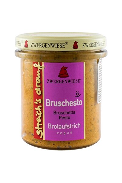 Zwergenwiese Bio Vegan Spreadable Cream Bruschetta Pesto, 160g