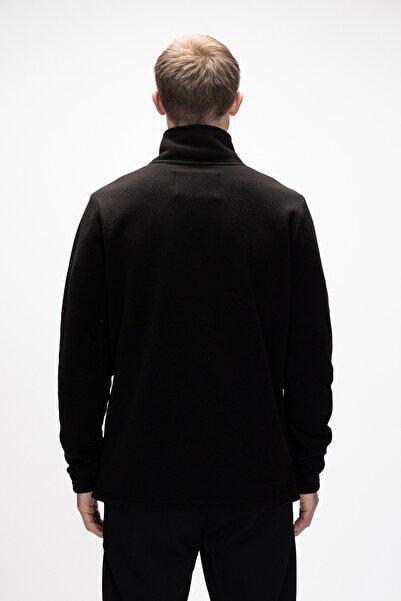 Bad Bear Sky Black Half Zipper Men's Fleece