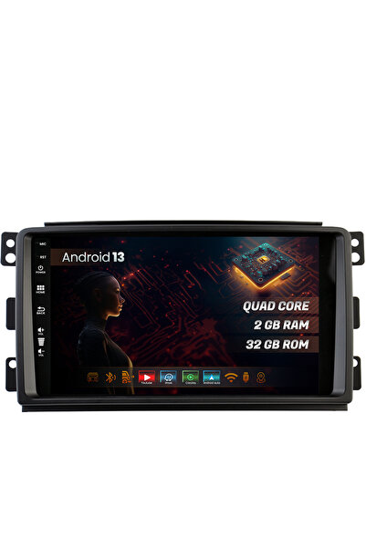 HUB64 Navigatie Smart For Two (2007-2010), 2GB RAM, Android 13, GPS, Wi-FI, C...