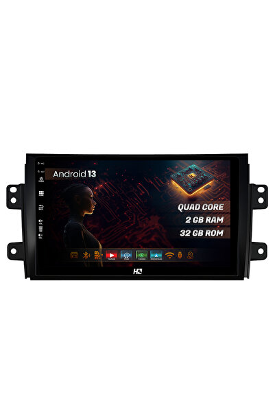 HUB64 Navigatie Suzuki SX4/Fiat Sedici, 2GB RAM, Android 13, GPS, Wi-FI, Carp...