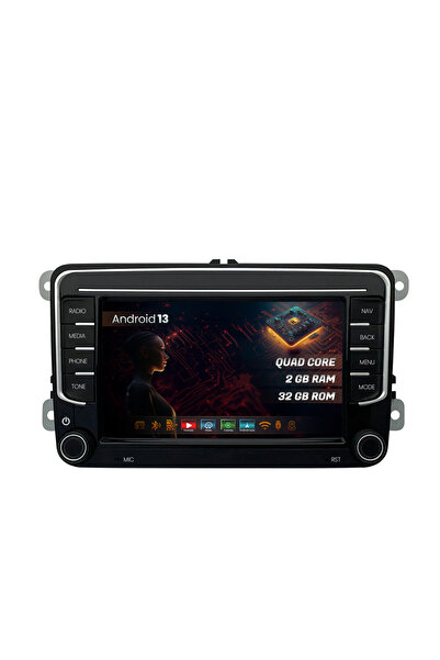 HUB64 Navigatie VW, Skoda, Seat, 2GB RAM, Android 13, GPS, Wi-FI, Carplay, Android Auto, USB