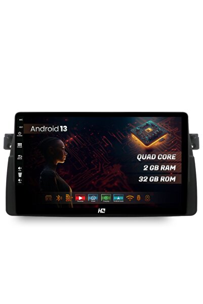 HUB64 Navigatie BMW E46, 2GB RAM, Android 13, GPS, Wi-FI, Carplay, Android Au...