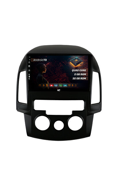 HUB64 Navigatie Hyundai I30 (2007-2012), Clima Manuala, 2GB RAM, Android 13, ...