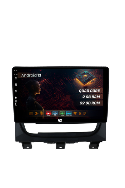 HUB64 Navigatie Fiat Strada/Idea (2011-2016), 2GB RAM, Android 13, GPS, Wi-FI...