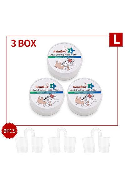 Choice6 3 Box R-134-L 3/4PCS /set Professional Snore Stopper Snoring Solution Anti Snoring Devices Nose Vent