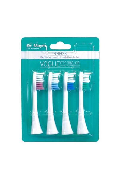 Dr. Mayer Replacement Heads GTS2080 Dr.Mayer, 4 pcs (White)