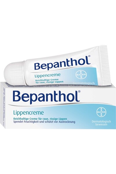 Bayer Bepanthol Lip Cream, Regeneration and Protection Effect, 7.5g