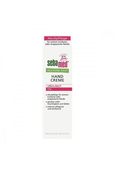 Sebamed Hand Cream, Sebamed, Urea 5%, for Intense Hydration, Irritation Relief, Very Dry Skin, 75ml
