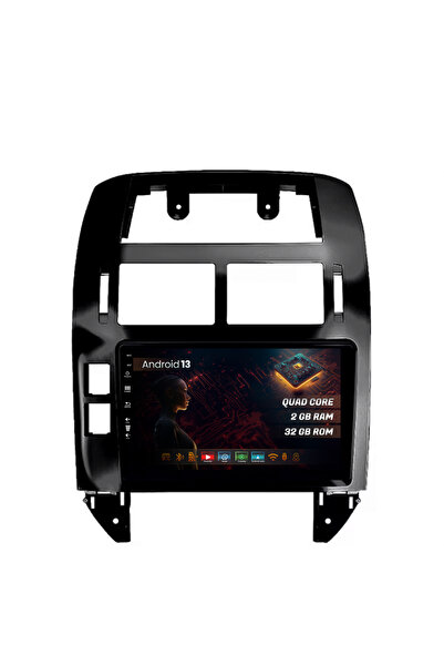 HUB64 Navigatie VW Polo (2004-2011), 2GB RAM, Android 13, GPS, Wi-FI, Carplay, Android Auto, USB