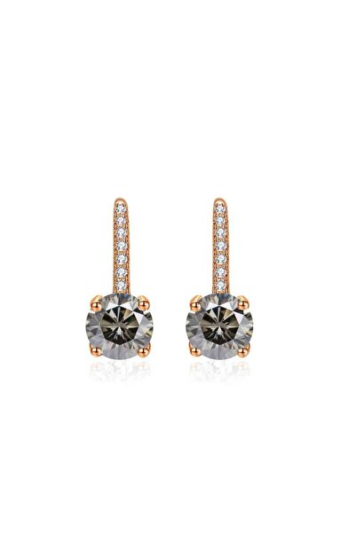 Choice Rose Gold Grey JOIAS HOME Silver 925 1CT D Color Moissanite Gem Pendant Earrings Fashion And Elegant