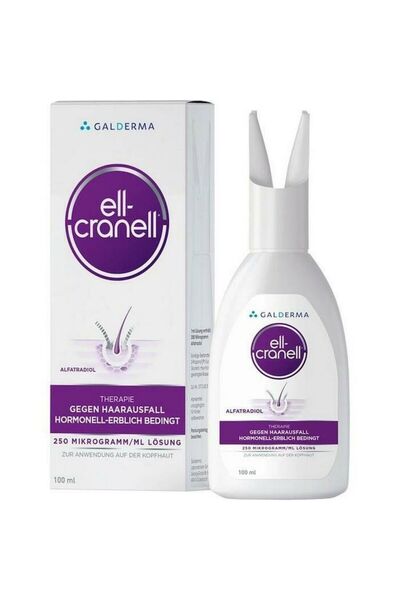 GALDERMA Soluție Ell-Cranell 100ml pentru căderea părului cu Alfatradiol
