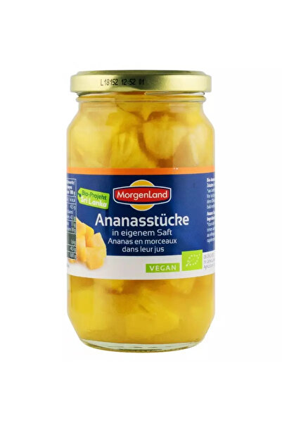 Morgenland Bucăți de ananas în suc propriu, 350 g