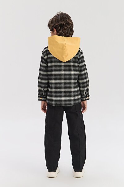 Nebbati Bg Store Boy's Plaid Shirt