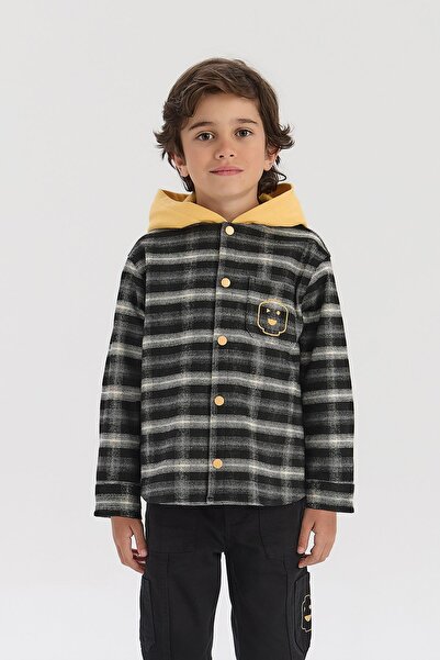 Nebbati Bg Store Boy's Plaid Shirt