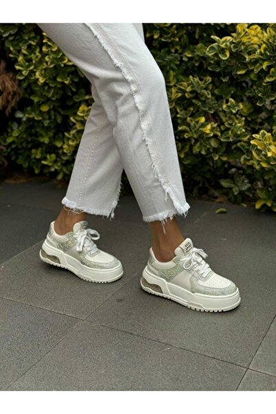 Guja 24K319-3 KALIN TABAN TAŞLI KADIN SNEAKERS SPOR AYAKKABI