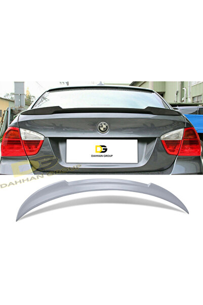 DG Power BMW 3 Serisi E90 2004 - 2011 Arka Bagaj Üzeri M4 Spoiler BOYASIZ Ham Ürün Yüzeyi Plastik