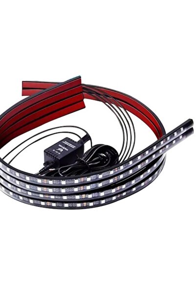 Optim Solution Set Lumini LED Auto BeatRadiance 4x60cm si 2x120cm pentru Exte...