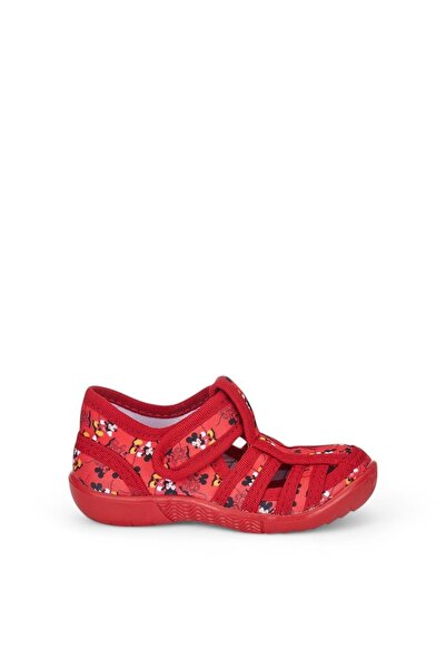 Tuğba Ortopedi 588-1 orthopedic girl's red non-slip sole nursery & home slipper shoes