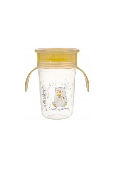 Akuku Cana anti-varsare 360 ​˚cu manere, 240 ml, design ergonomic, Yellow Bea...