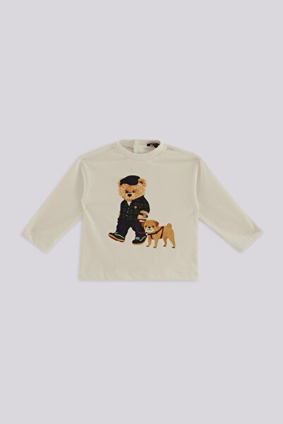 GB Baby BG Store Erkek Bebek Beyaz Tshirt