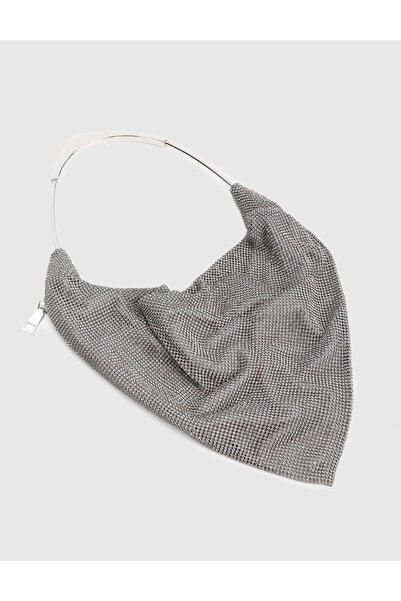 İLVİ Milana Antrasit Taşlı Kadın Portföy Çanta