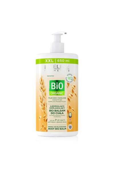 Eveline 2Xلوشن الجسم العضوي الحيوي مع حليب الشوفان العضوي 650 مل