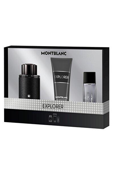 Mont Blanc Explorer, bărbați, apă de parfum, 100 ml apă de parfum + 100 ml ge...