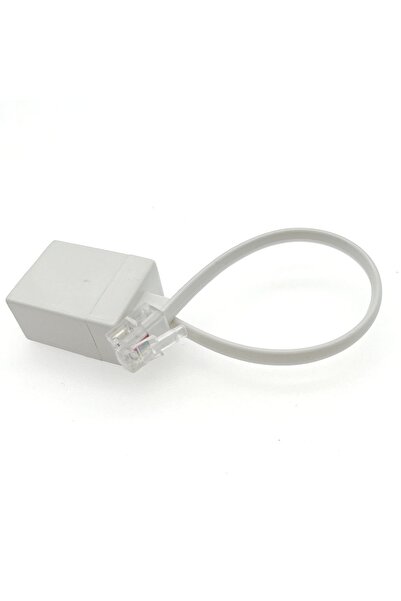 Jzk Set of 2 plugs RJ11 to BT Jzk, plastic, white, 18.5 cm