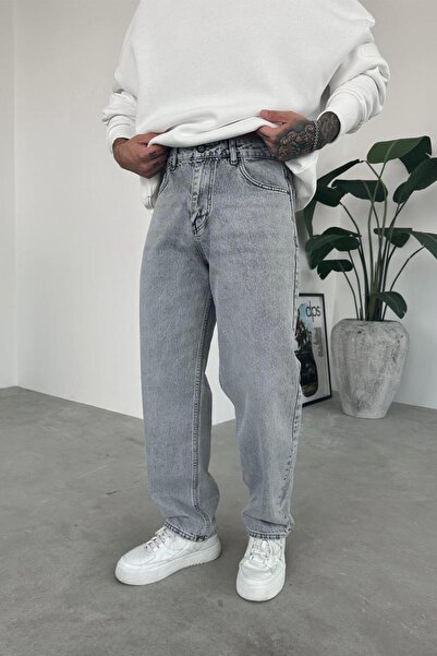 HAFKAGİYİM Light gray basic regular pants