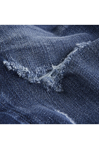 Calvin Klein SLIM TAPER Erkek mavi Kot Pantolon