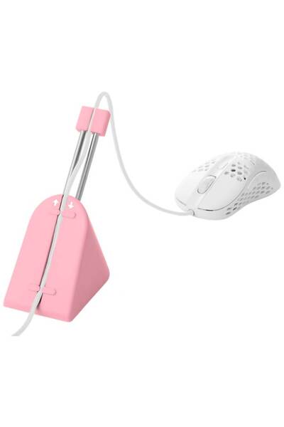 Deltaco Gaming Mouse bungee GAM-044-P, retractable arm, pink